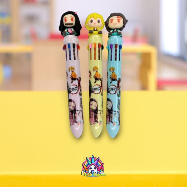 Esfero 10 minas Demond Slayer x6 unidades