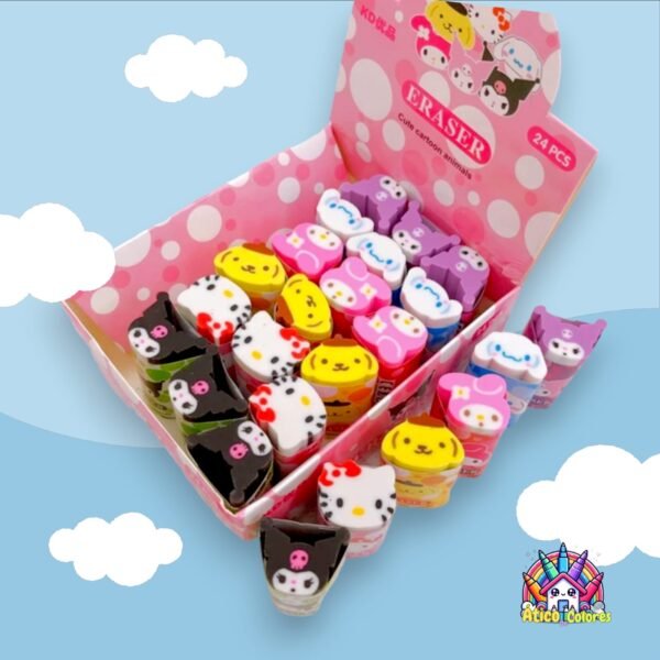 Borrador 3d Sanrio x6 Unidades