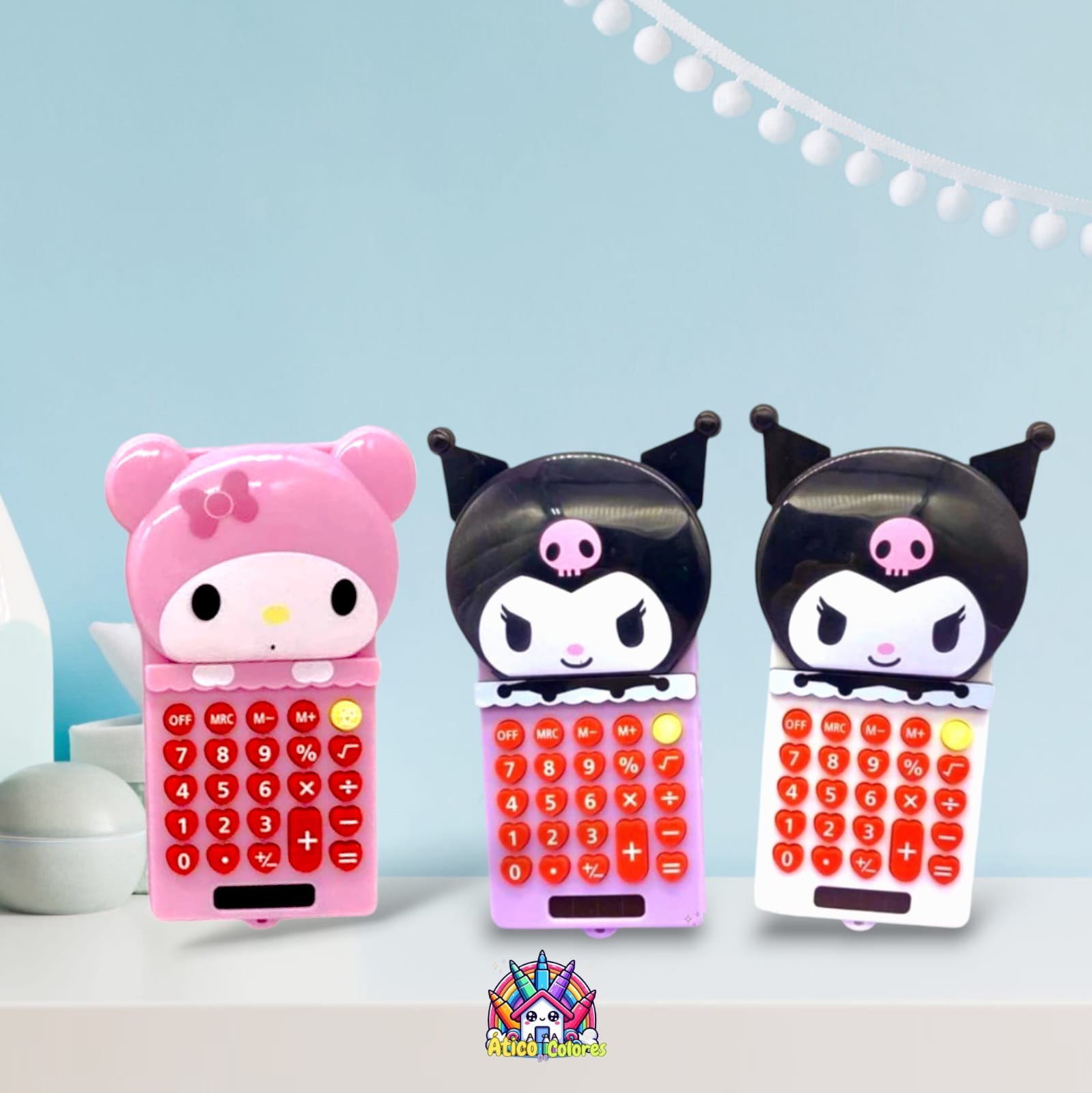 Calculadora Kuromi x3 unidades