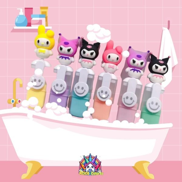 resaltador kuromi Resaltador en cartuchera kuromi set x6