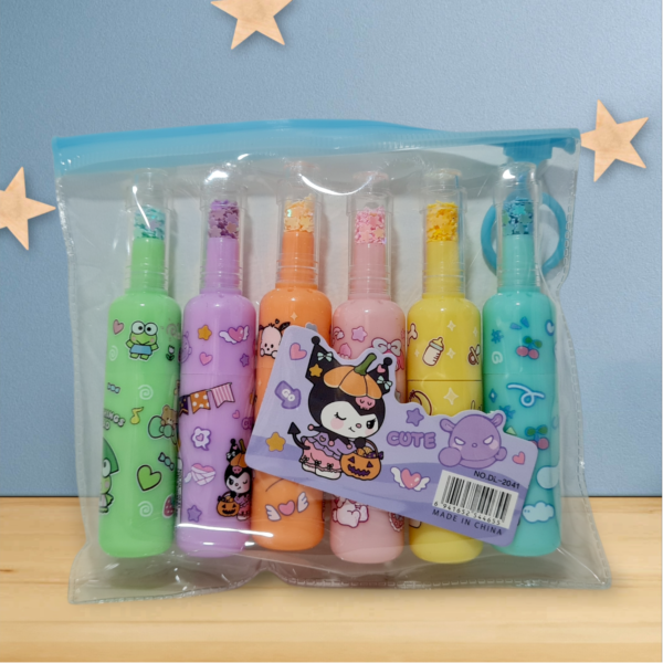 Resaltadores Cartuchera Sanrio