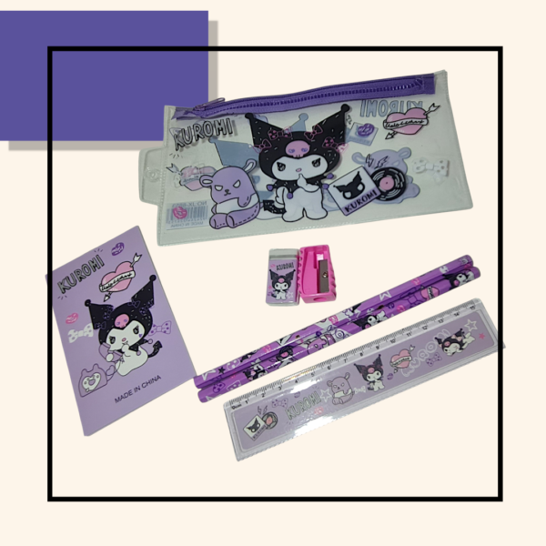 Kit de Cartuchera Kuromi